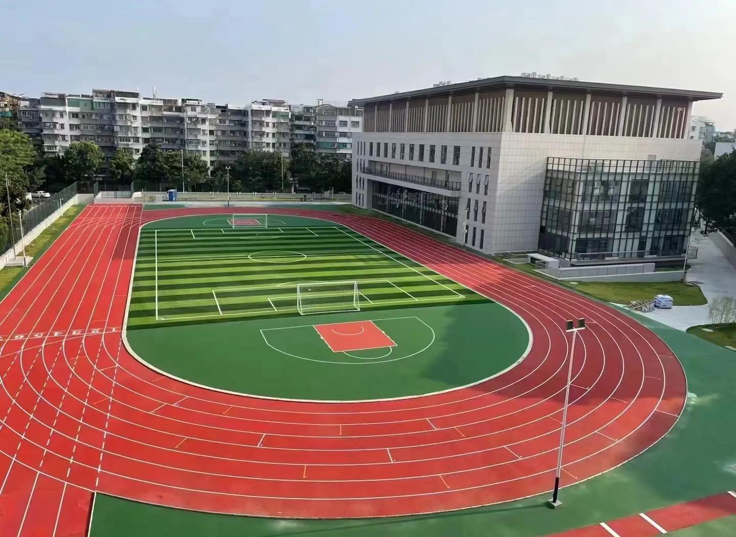 商丘市硅PU材料塑胶篮球场 - 方案